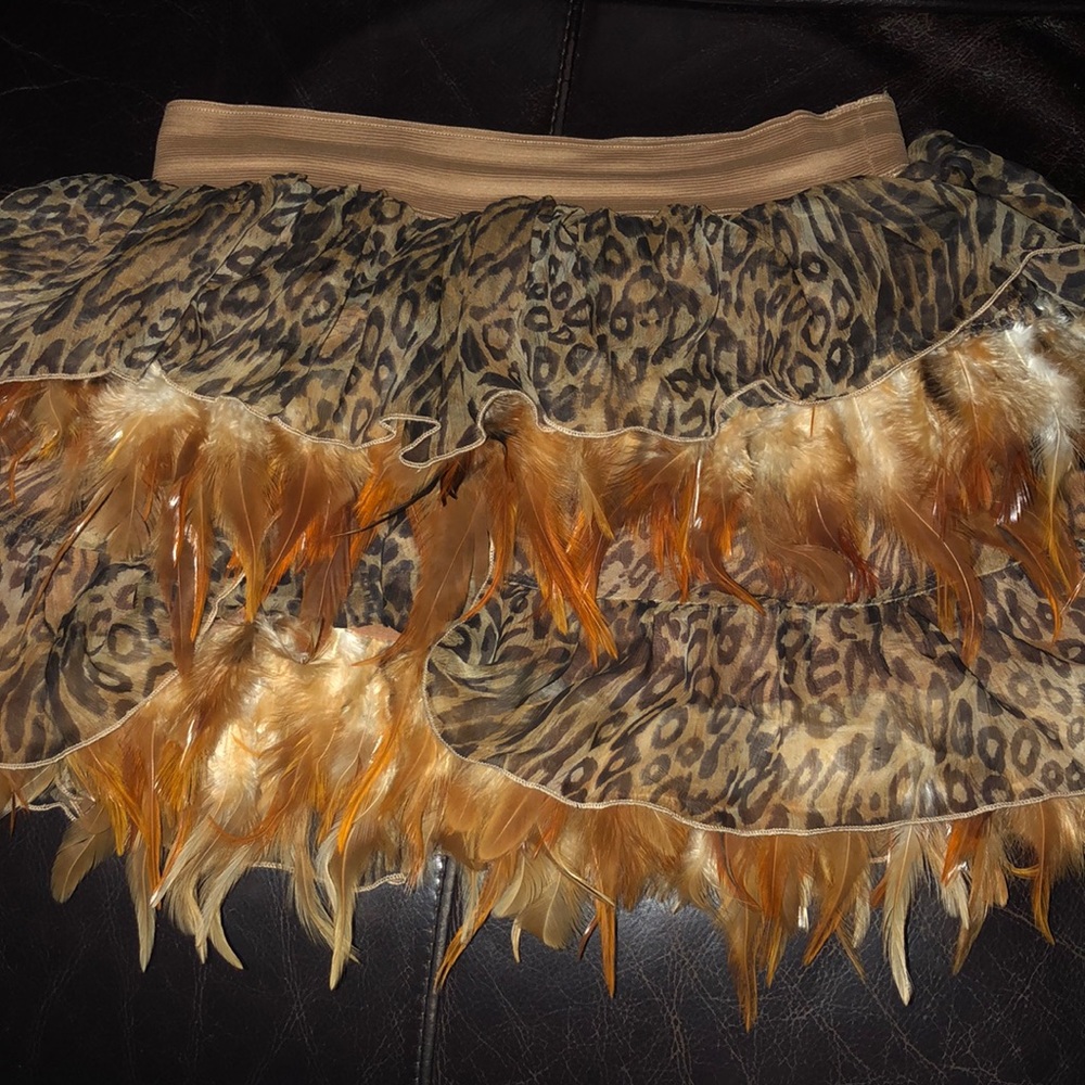 Vintage Seda and authentic feathered skirt